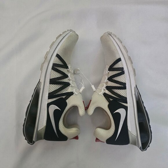 Nike Shox Gravity White Metallic Silver/Black Running Shoes Men's US Size 13 - Picture 5 of 14